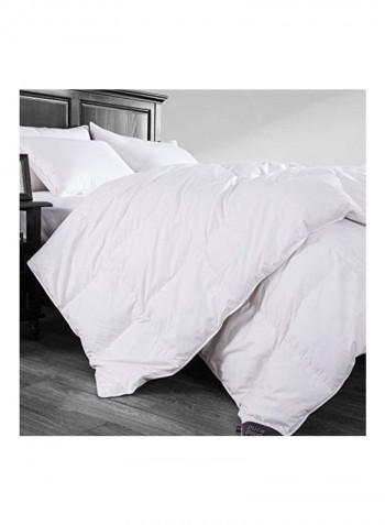 Baffle Box Designed Down Comforter White