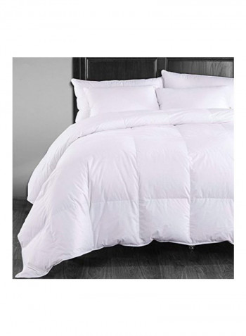 Baffle Box Designed Down Comforter White