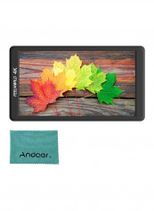 F570 4K Ultra-Thin On-Camera Field Monitor 148x82x18.6millimeter Black