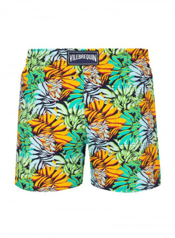 Monrise Jungle Printed Swim Shorts Midnight Blue