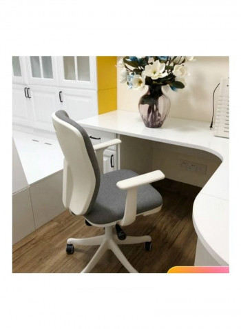 Office Desk Chair Dark Grey 74x60x36cm