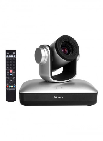 Full HD Video Conference Camera With Accessories 21.4x17.2x13.6centimeter Silver/Black