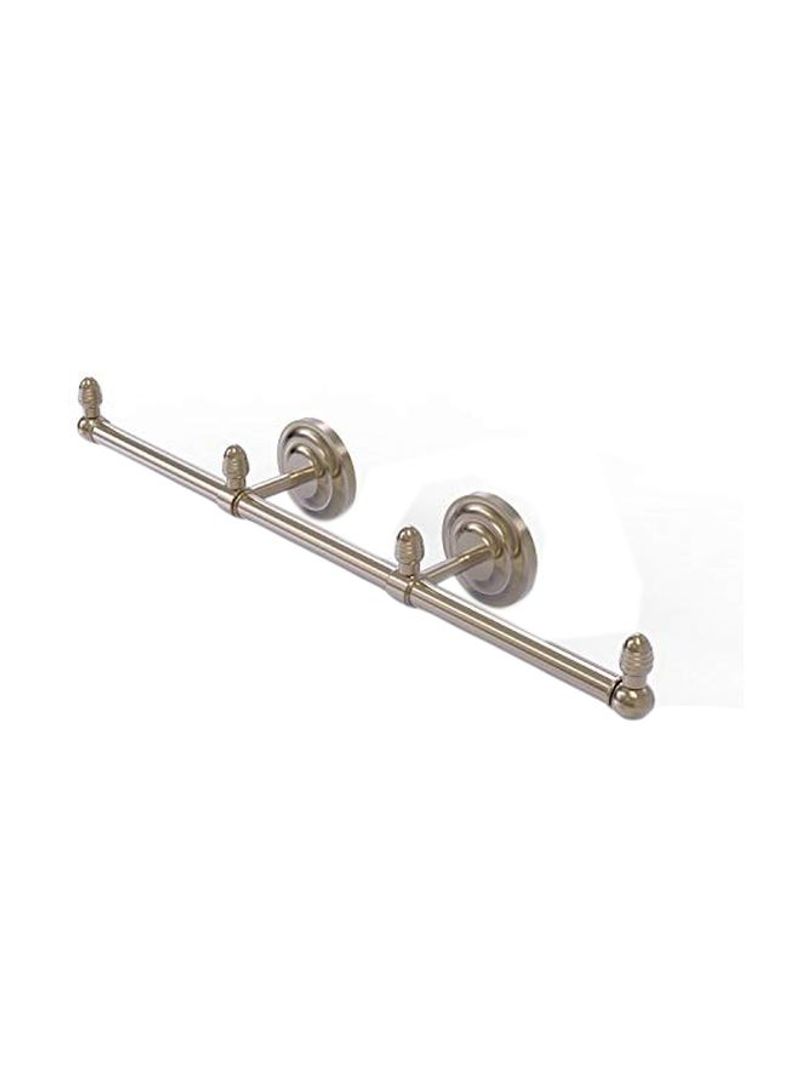 3-Arm Que New Collection Towel Holder Antique Pewter 22.5x3.3x3.5inch