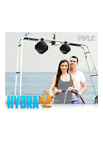 2-Way Dual Marine Speakers PLMRB85 Black