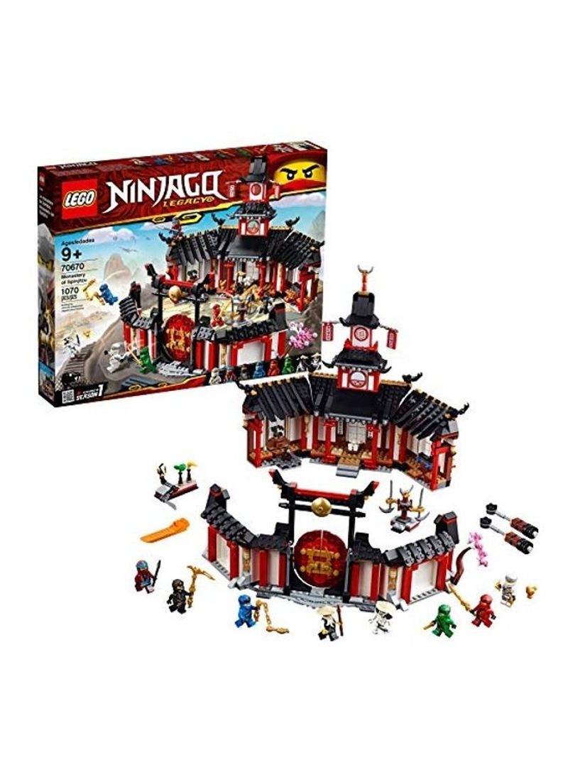 1070-Piece Ninjago Legacy Monastery of Spinjitzu Building Toy