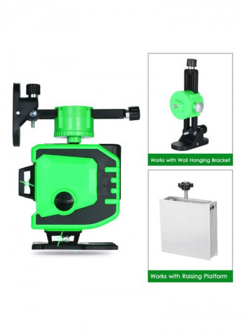 Laser Beam Level Meter Green/Black