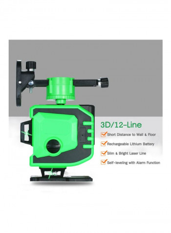Laser Beam Level Meter Green/Black