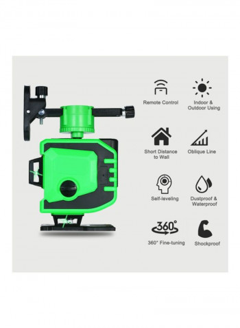 Laser Beam Level Meter Green/Black