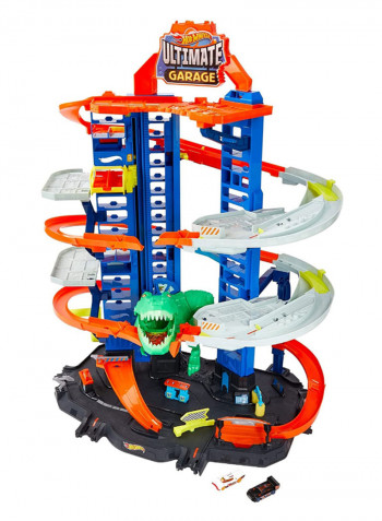 Escape The Chasing T-Rex Ultimate Garage 90cm