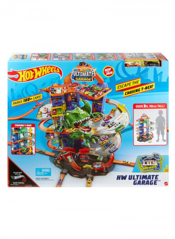 Escape The Chasing T-Rex Ultimate Garage 90cm