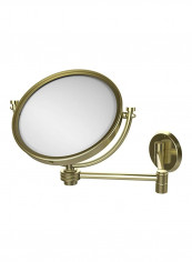 Wall Mounted Dotted Accent Make-Up Mirror Gold/Clear 8inch