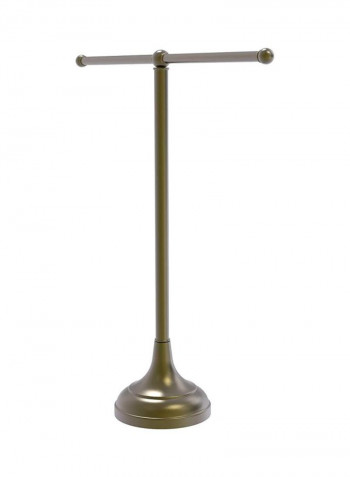 2-Arm Towel Holder Brown 20x20x5.5inch