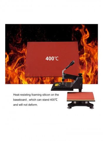 Digital Heat Press Thermal Transfer Machine Black/Red/White