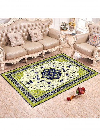 Anti-Skidding Living Room Carpet Green 180x280centimeter