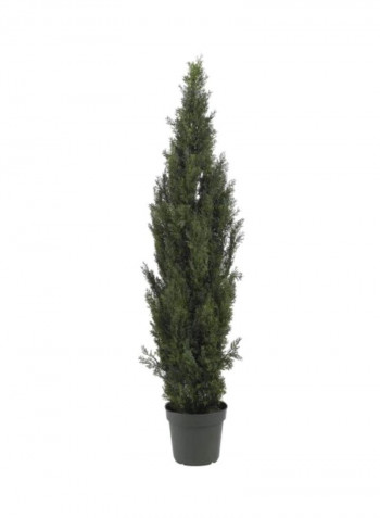 Artificial Pine Tree With Pot Green/Black