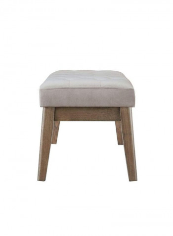 Tufted Bench Ottoman Beige
