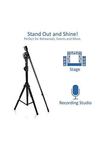 Adjustable Microphone Stand PMKS46 Black