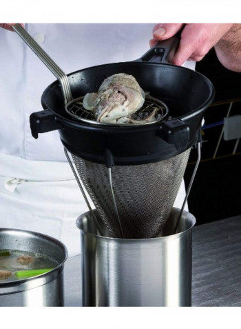Exoglass Bouillon Strainer Black/Silver
