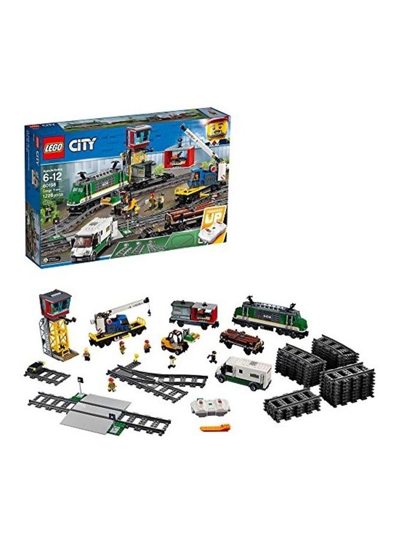1226-Piece City Cargo Train Building Toy