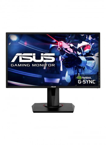 24inch Full HD Gaming Monitor with Overclockable 165Hz 24inch Black