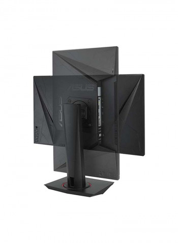24inch Full HD Gaming Monitor with Overclockable 165Hz 24inch Black