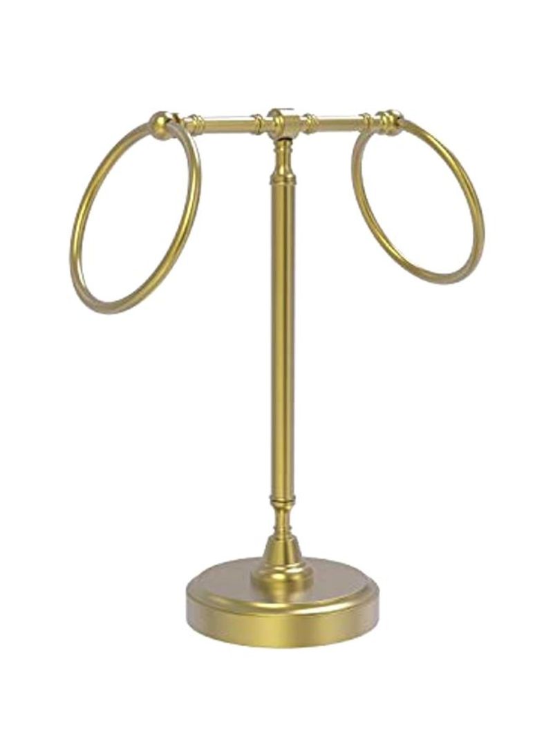 Towel Holder Stand Gold 13x6.2x15inch