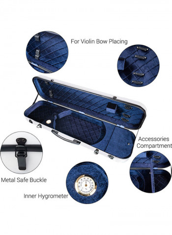 3-Piece Portable Violin Case Set