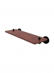 Waverly Place Collection Wooden Shelf Brown/Black 16inch