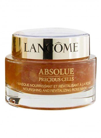 Absolue Precious Cells Nourishing And Revitalizing Rose Mask Brown 2.6ounce