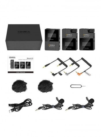 BoomX-D D2 Wireless Microphone System 8127 Black