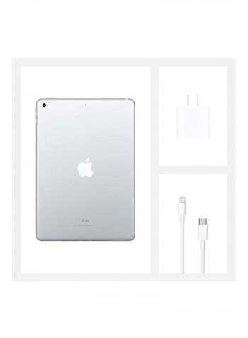 iPad - 2020 (8th Generation) 10.2inch, 32GB, WiFi, Silver with Facetime - Middle East Specs
