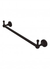 Sag Harbor Collection Integrated Hooks Towel Bar Black 18inch