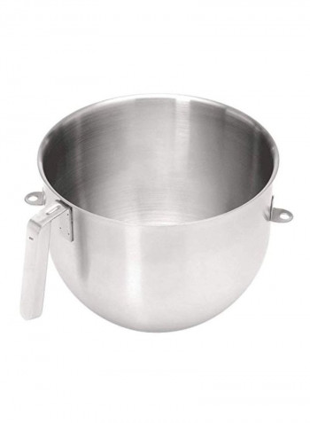 Stainless Steel Mixing Bowl Silver 11.4x10.1x9.1inch