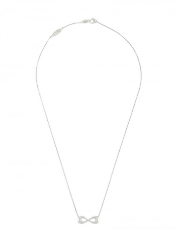 18 Karat Gold Sapphire Classic Infinity Necklace