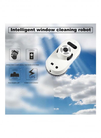 Automatic Window Cleaner Robot White 298x150x120millimeter