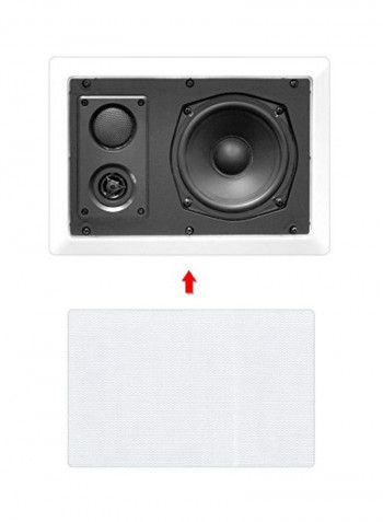 In Wall Enclosed Speaker Systems B0013CGBHK White/Black