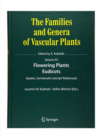 The Families And Genera Of Vascular Plants Hardcover 1
