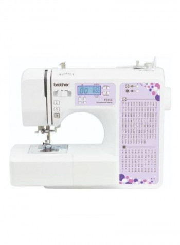 Computerized Sewing Machine White/Purple