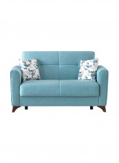 Moonlight 2-Seater Sofa With Cushion Blue