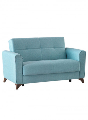 Moonlight 2-Seater Sofa With Cushion Blue