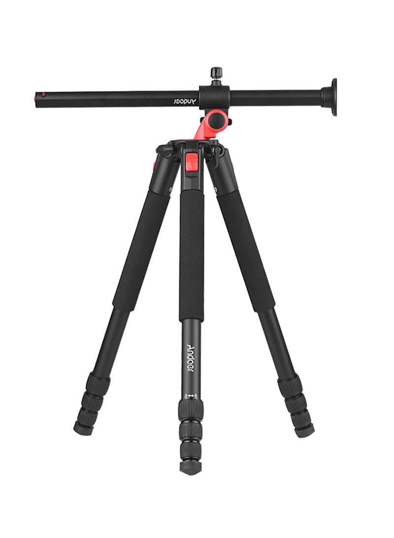 MPT-284 4-Section Transverse Axis Tripod For Camera 65.0x13.0x13.0centimeter Black