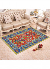 Anti-Skid Printed Carpet Multicolour 180x280centimeter