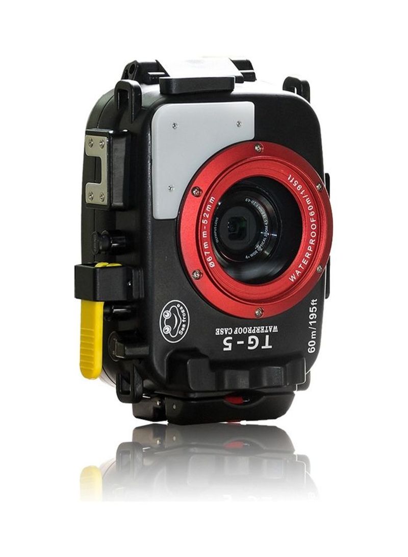 Camera Waterproof Housing Diving Case Black/Red