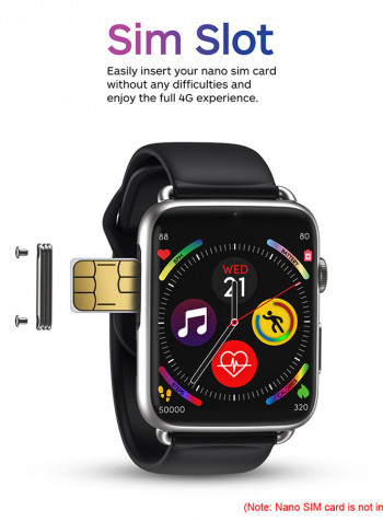 DM20 4G Sports Smart Watch Silver