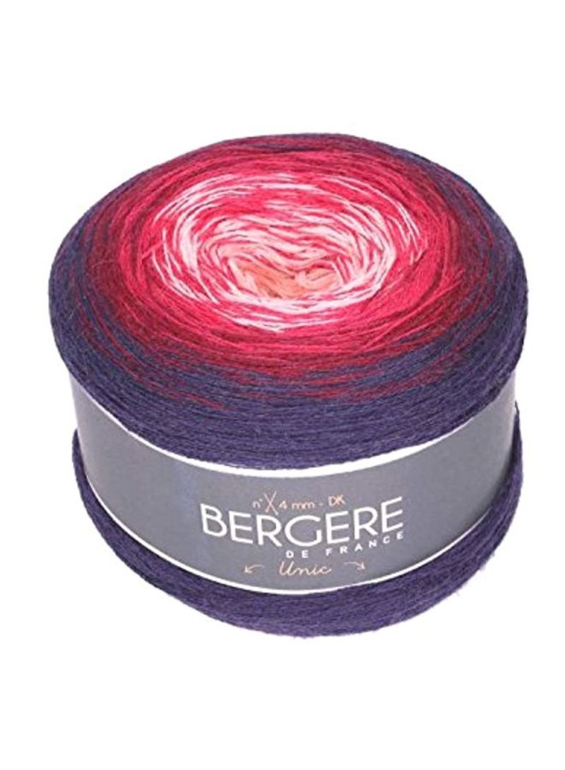 Unic Knitting Yarn Purple/Pink/White 720yard
