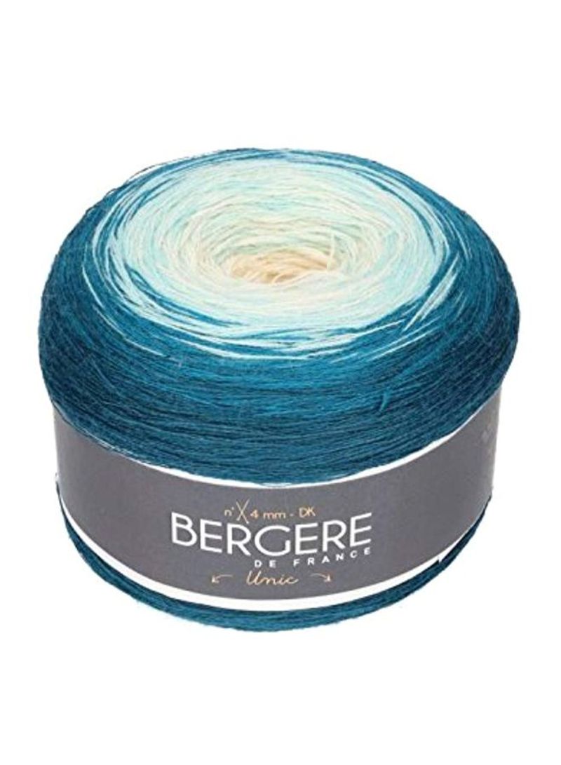 Unic Knitting Yarn Blue/White 5x5x3.5inch