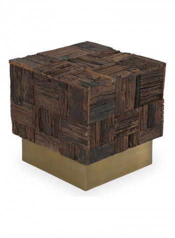 Kinsley Coffee Table Gold/Brown