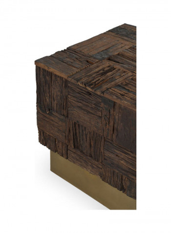 Kinsley Coffee Table Gold/Brown