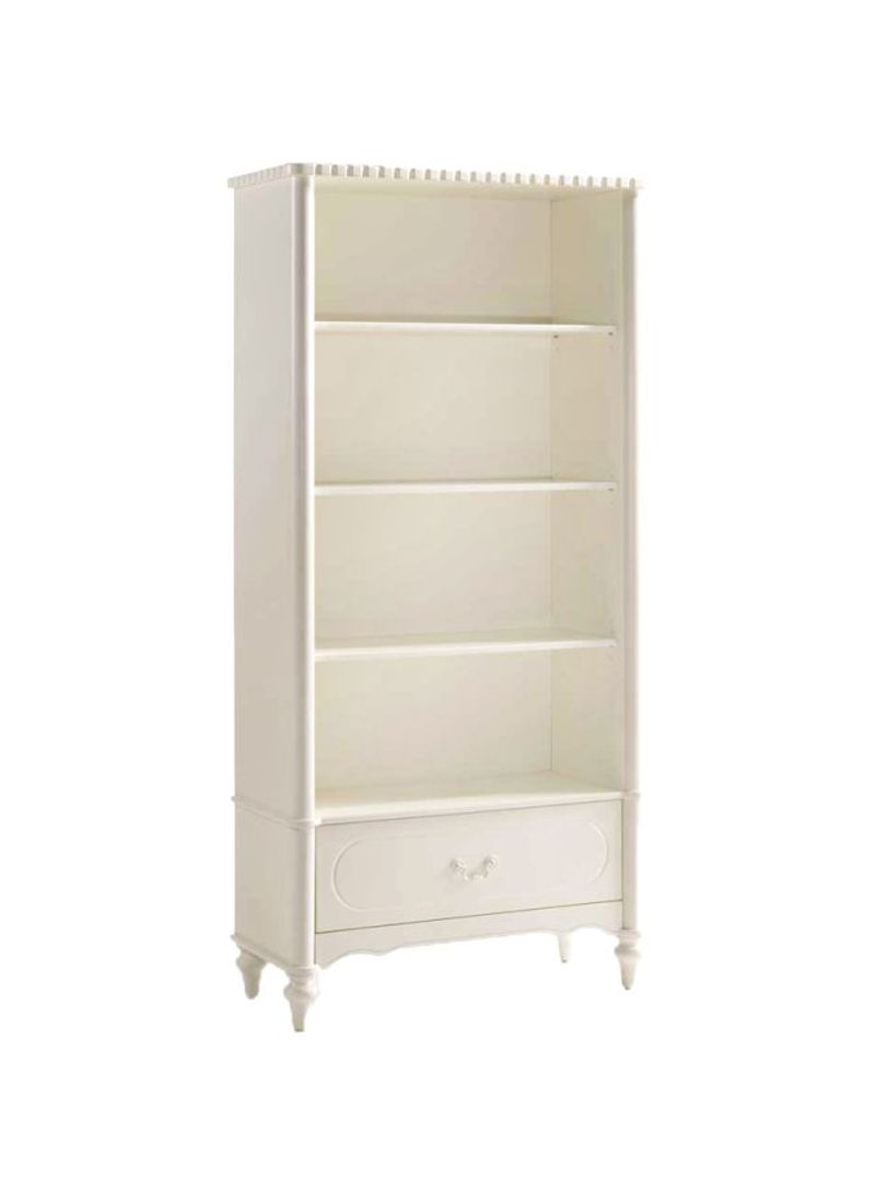 Bellamy Wooden Bookcase Antique White