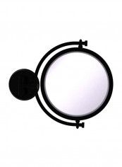 Wall Mounted 5X Magnification Make-Up Mirror Matte Black 8inch